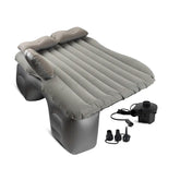Robustt Car Bed for Back Seat | Inflatable Bed with 2 Air Pillow & Air Pump | Universal Size | Fits in All Car Model | Portable Car Bed | Car Bed For Kids, Travel, Trips, Camping, Picnic, Pool & Beach - Grey